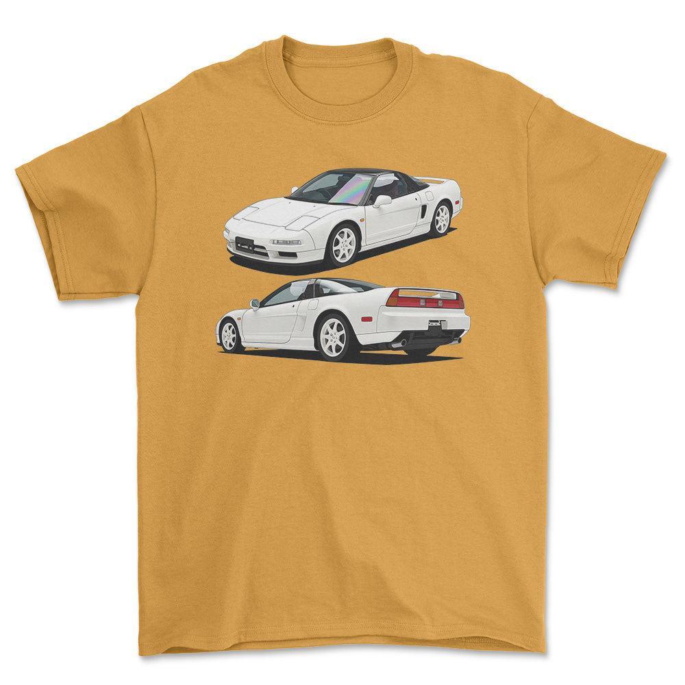 Honda NSX-R 1995 - Unisex T-Shirt-Beklædning-Honda-Guld-S-Forside-Garage Culture Shop- garage - man cave - merchandise