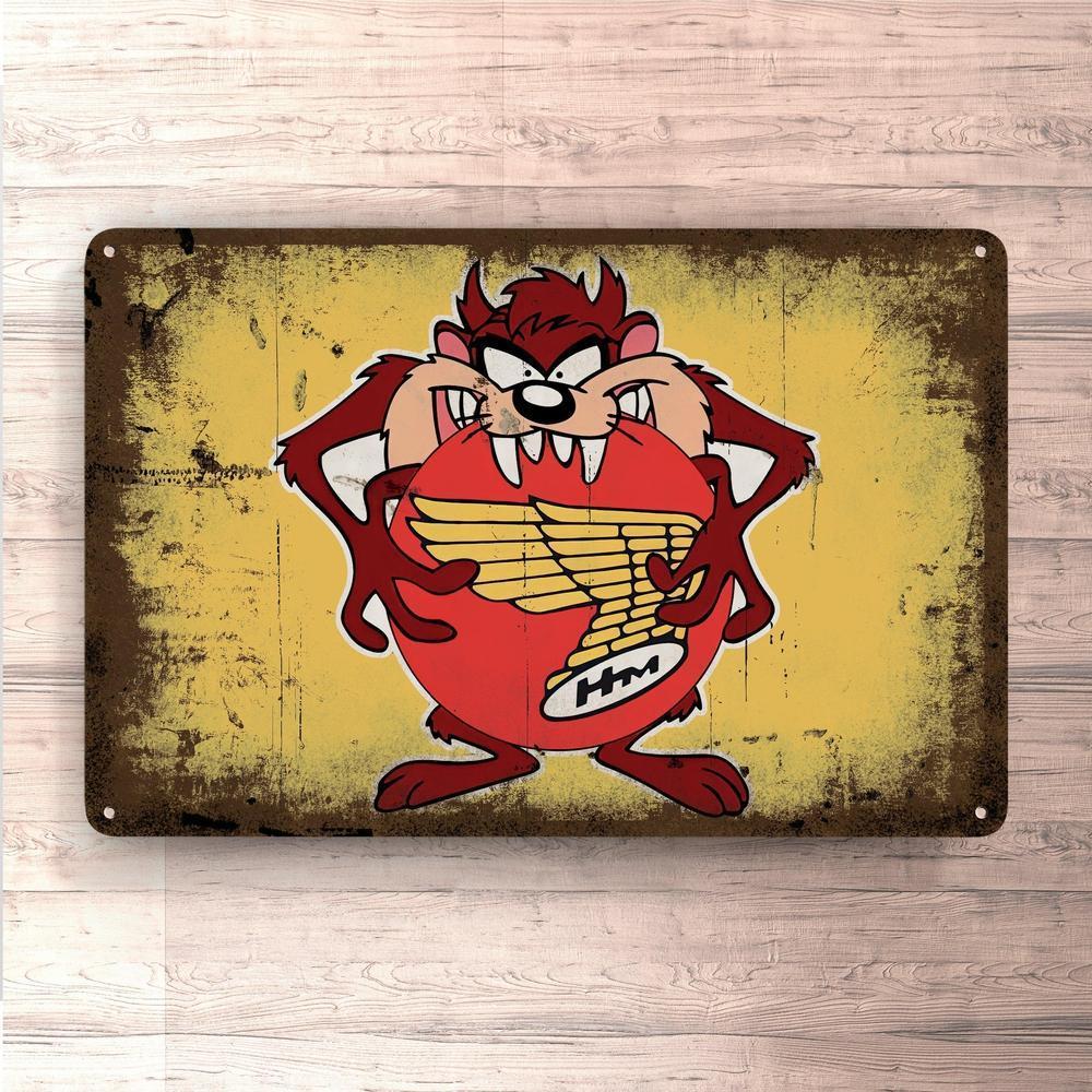 Honda Taz Vintage Skilte, Musemåtte, Dørmåtte , Plakat-Skilte-Honda-Garage Culture Shop- garage - man cave - merchandise