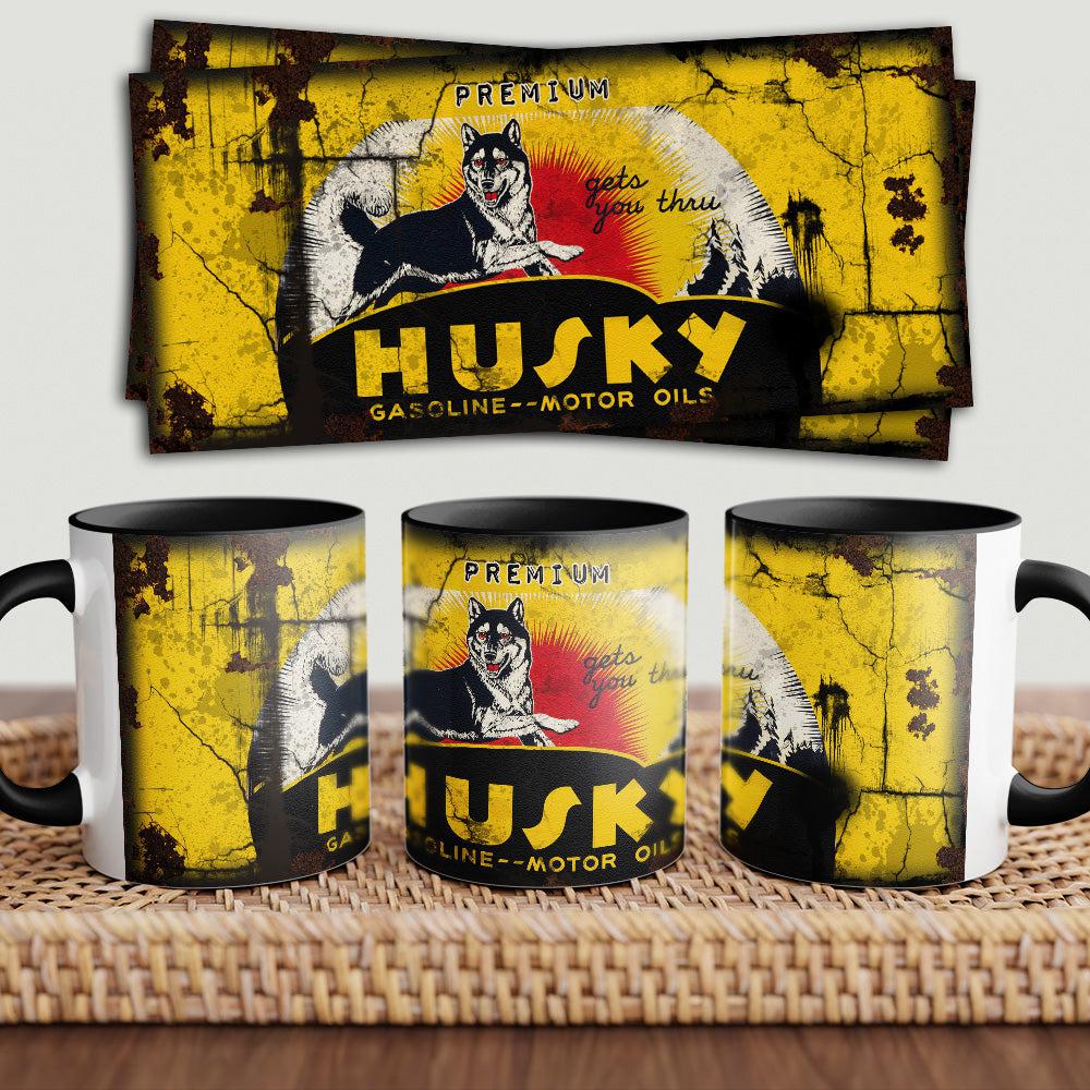 Husky "To Toner" Vintage Keramisk Krus-Krus-Motoroil-Garage Culture Shop- garage - man cave - merchandise