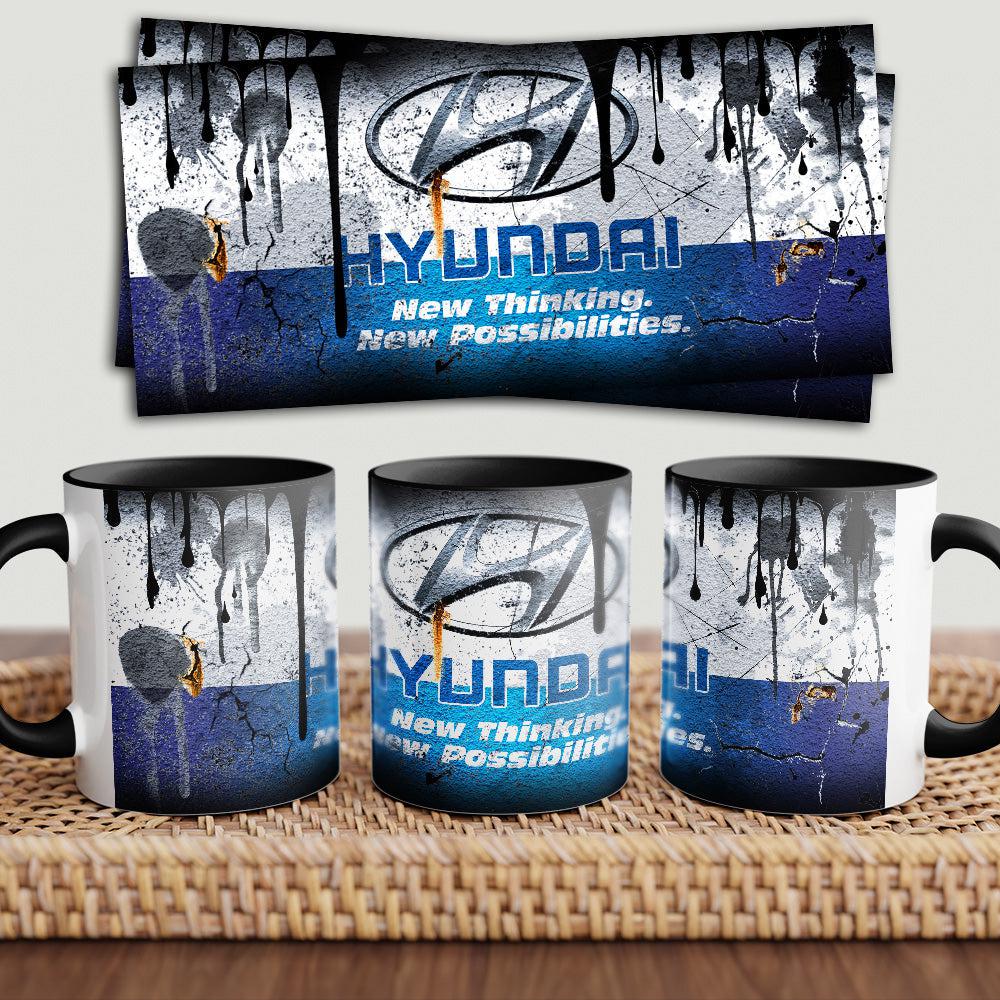 Hyundai "To Toner" Vintage Keramisk Krus-Krus-Hyundai-Garage Culture Shop- garage - man cave - merchandise