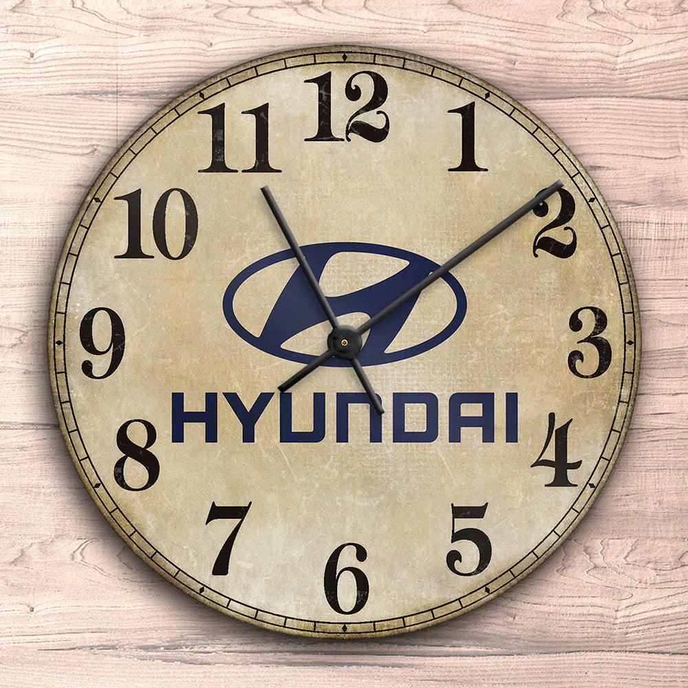 Hyundai Vægur Rundt-Clock-Hyundai-Garage Culture Shop- garage - man cave - merchandise