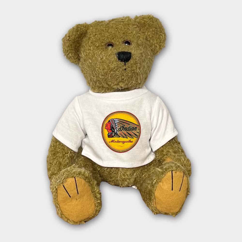 Indian Plysdyr Bamse, Teddy Bear-Bamse-Indian-Garage Culture Shop- garage - man cave - merchandise