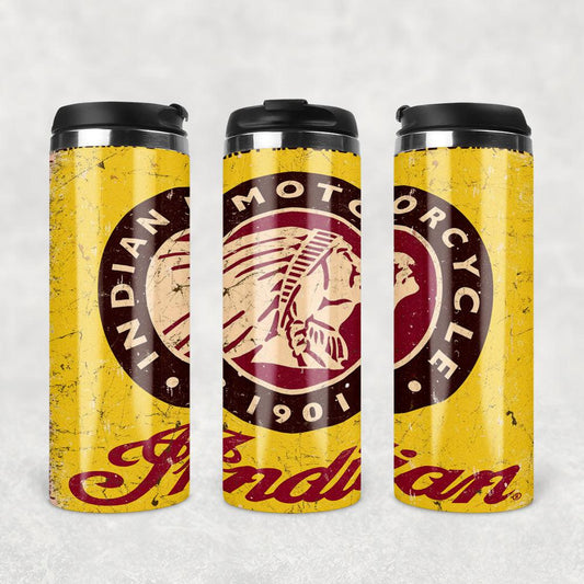 Indian Termokrus Tumbler Rustfrit Stål-Krus-Indian-Garage Culture Shop- garage - man cave - merchandise