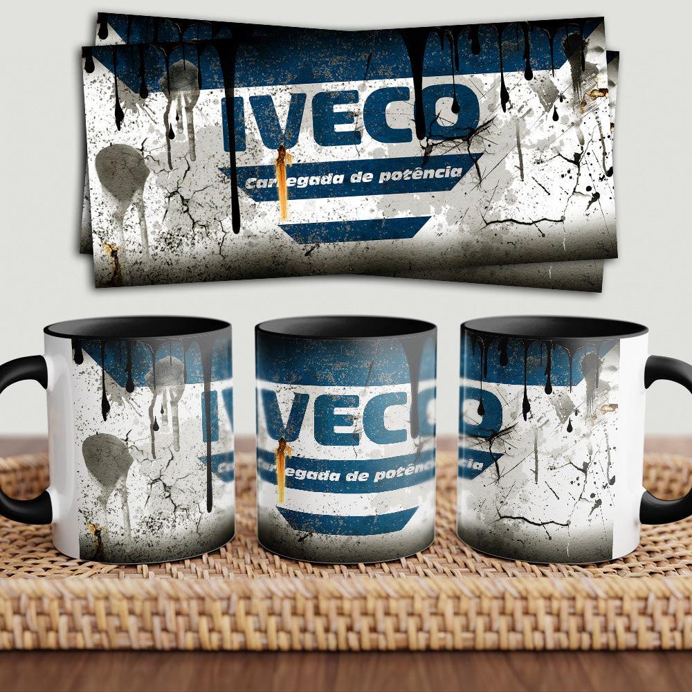 Iveco "To Toner" Vintage Keramisk Krus-Krus-Iveco-Garage Culture Shop- garage - man cave - merchandise