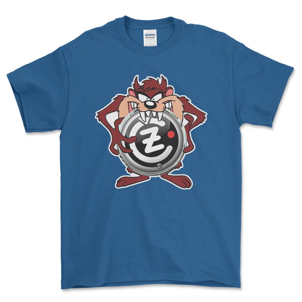 Jawa CZ TAZ Unisex T-Shirt , Bomuld-Beklædning-Jawa-Blå Royal-S-Forside-Garage Culture Shop- garage - man cave - merchandise