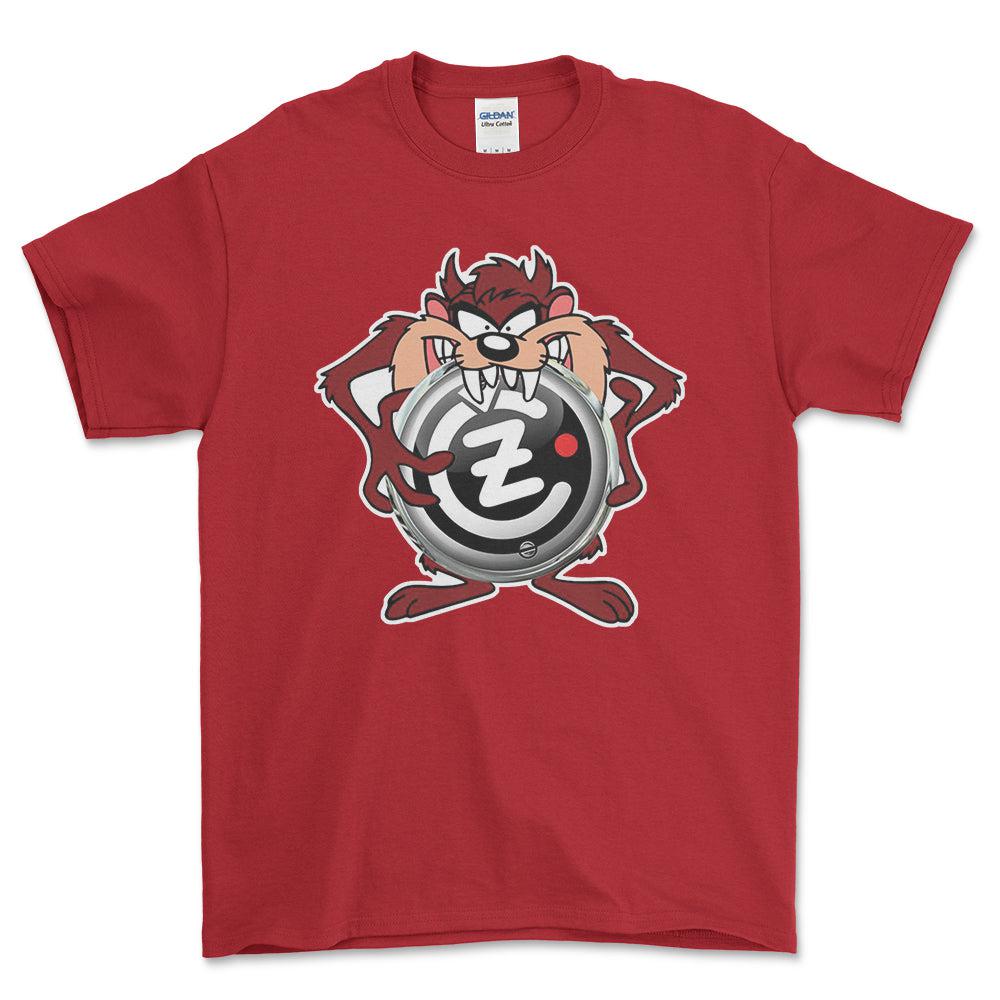 Jawa CZ TAZ Unisex T-Shirt , Bomuld-Beklædning-Jawa-Rød-S-Forside-Garage Culture Shop- garage - man cave - merchandise
