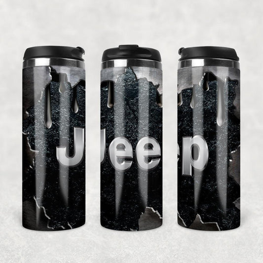Jeep Termokrus Tumbler Rustfrit Stål-Krus-Jeep-Garage Culture Shop- garage - man cave - merchandise