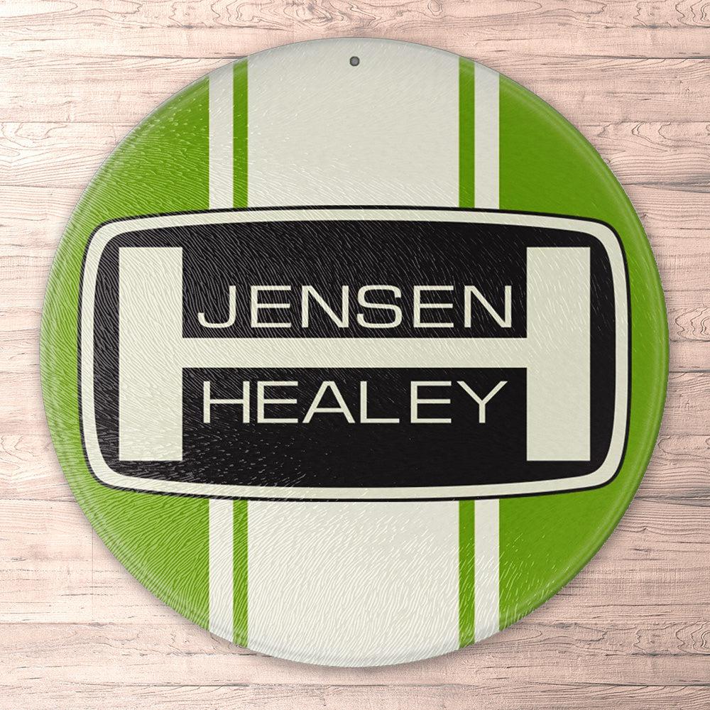 Jensen Healey Runde Skilte , Musemåtte Rundt , Kop Underlag, Underlagssæt-Runde Skilte-Jensen Healey-Garage Culture Shop- garage - man cave - merchandise