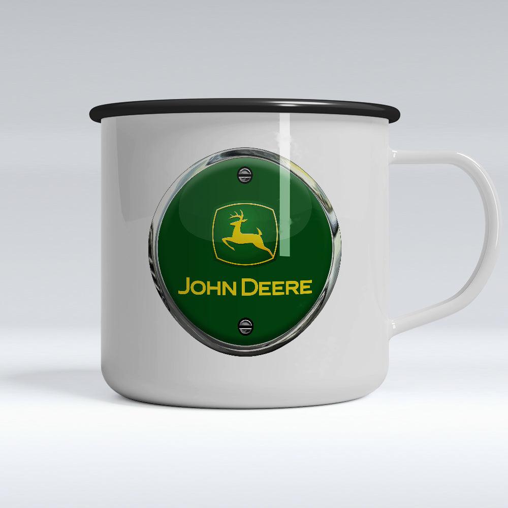 John Deere Emaljekrus-Krus-John Deere-Garage Culture Shop- garage - man cave - merchandise