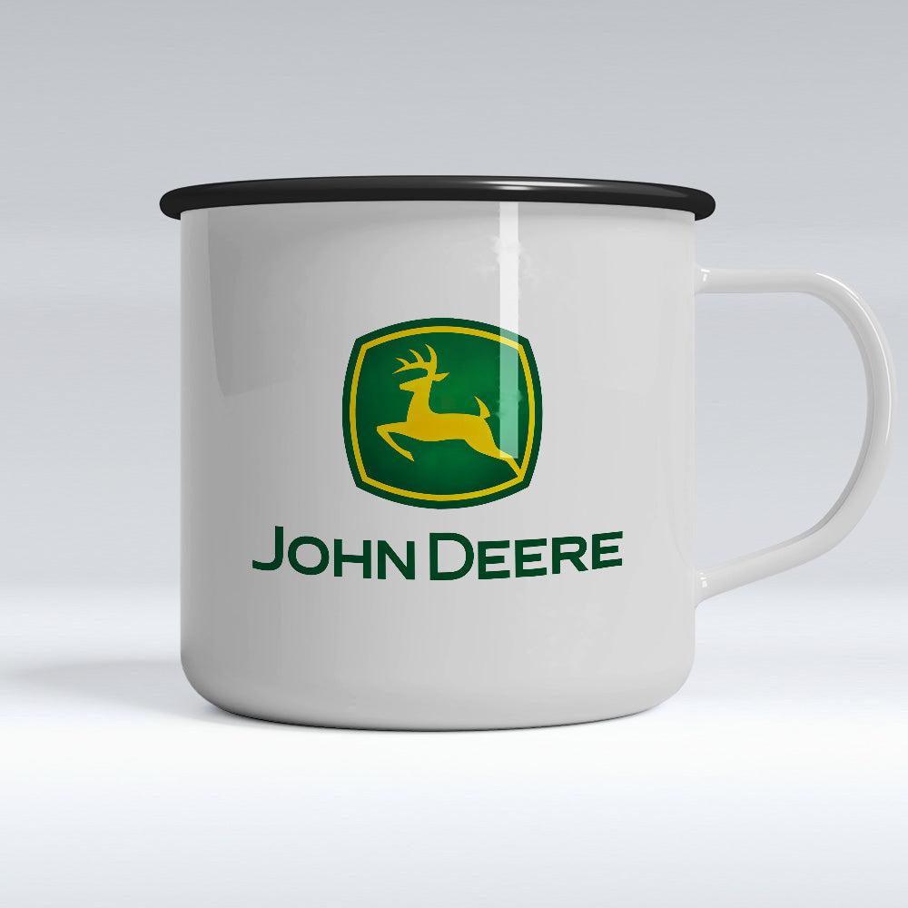 John Deere Emaljekrus-Krus-John Deere-Garage Culture Shop- garage - man cave - merchandise