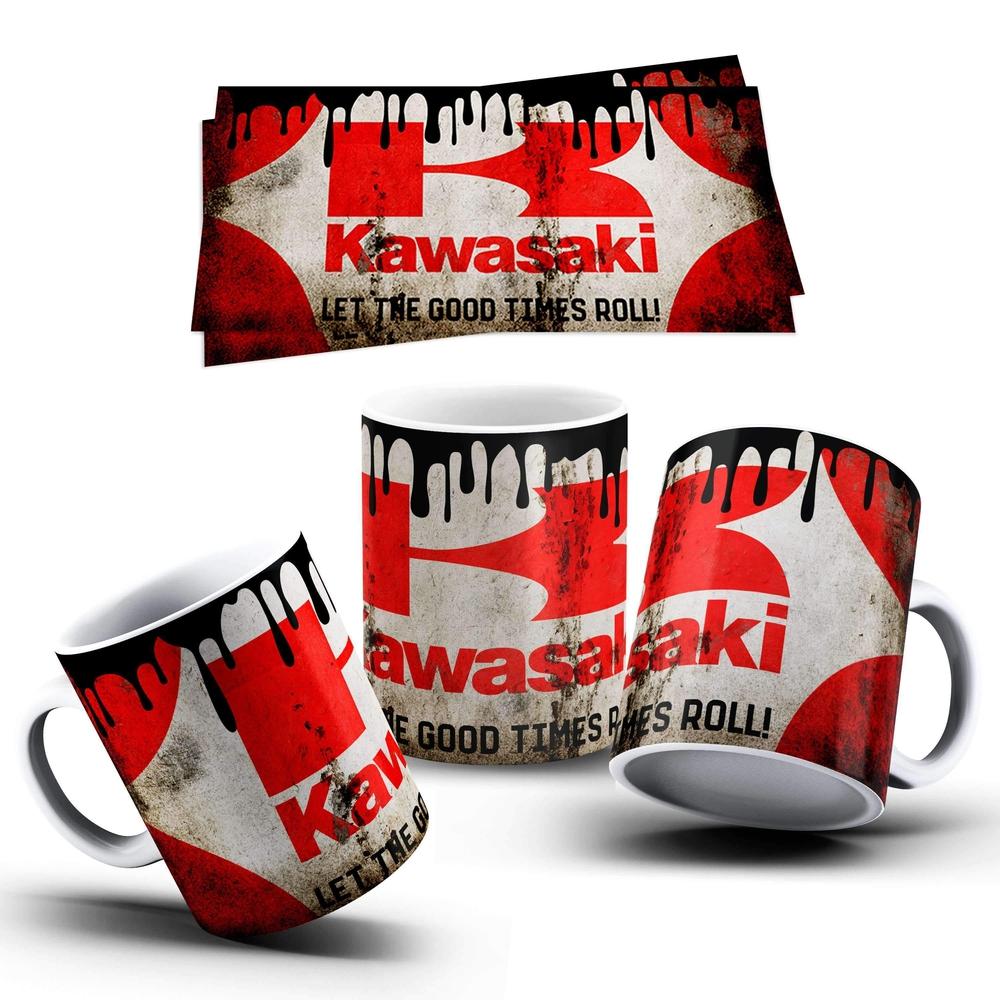 Kawasaki Keramisk Krus-Krus-Kawasaki-Garage Culture Shop- garage - man cave - merchandise