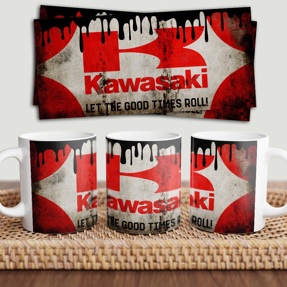 Kawasaki Keramisk Krus-Krus-Kawasaki-Garage Culture Shop- garage - man cave - merchandise