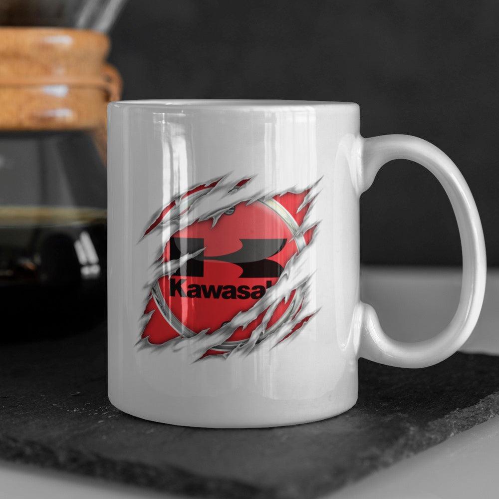 Kawasaki Ripped Keramisk Krus-Krus-Kawasaki-Garage Culture Shop- garage - man cave - merchandise