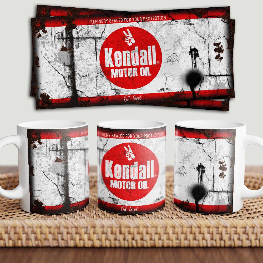 Kendall Motorolie Keramisk Krus-Krus-Motorolie-Garage Culture Shop- garage - man cave - merchandise