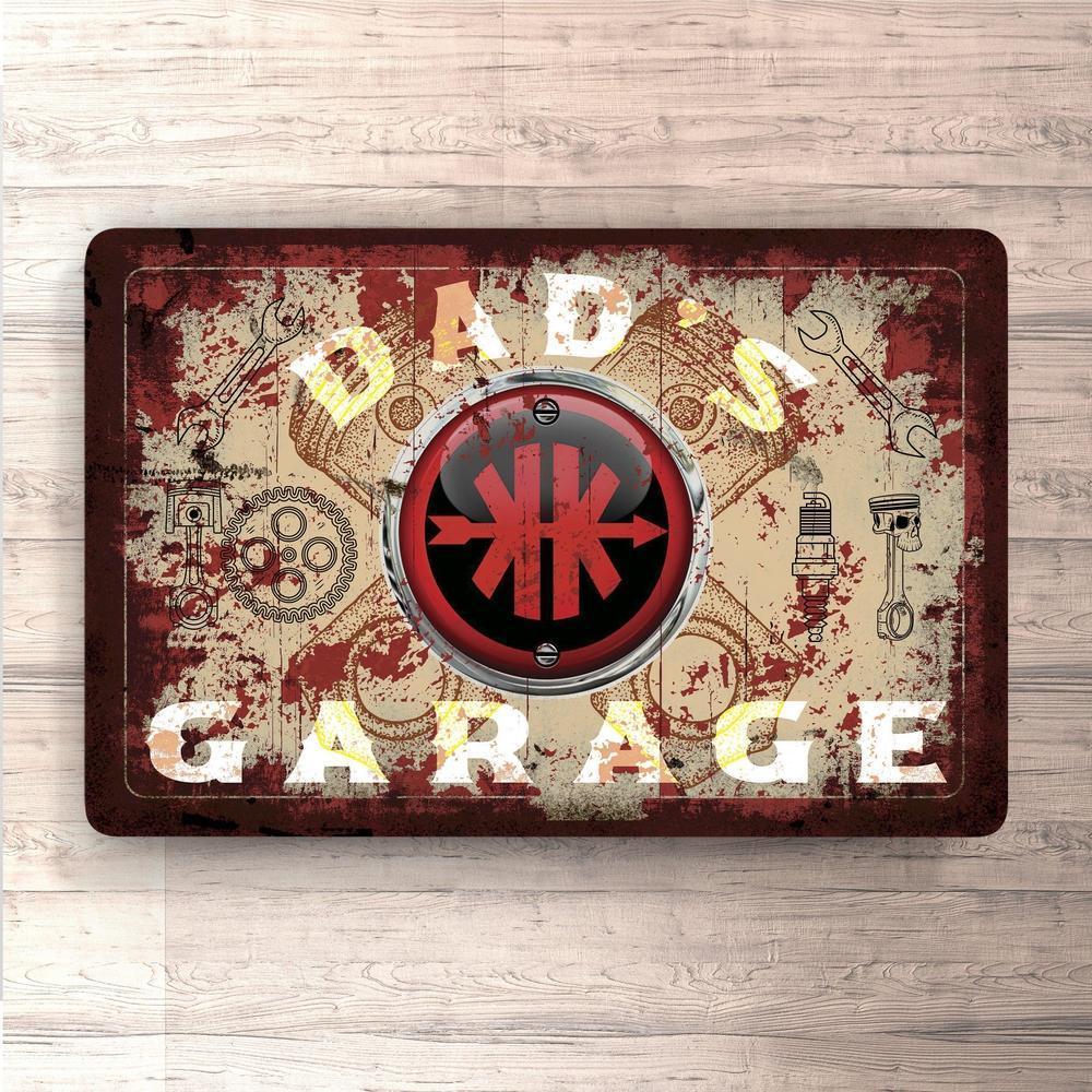 Kreidler Dads Garage Vintage Skilte, Musemåtte, Dørmåtte-Skilte-Kreidler-Garage Culture Shop- garage - man cave - merchandise