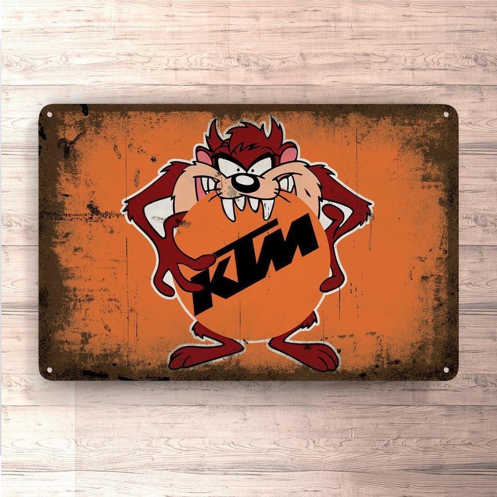 Ktm Taz Vintage Skilte, Musemåtte, Dørmåtte-Skilte-KTM-Garage Culture Shop- garage - man cave - merchandise