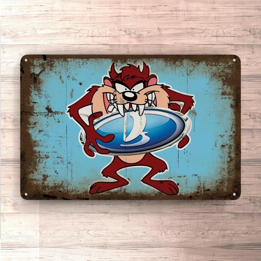 Lada Taz Vintage Skilte, Musemåtte, Dørmåtte-Skilte-Lada-Garage Culture Shop- garage - man cave - merchandise