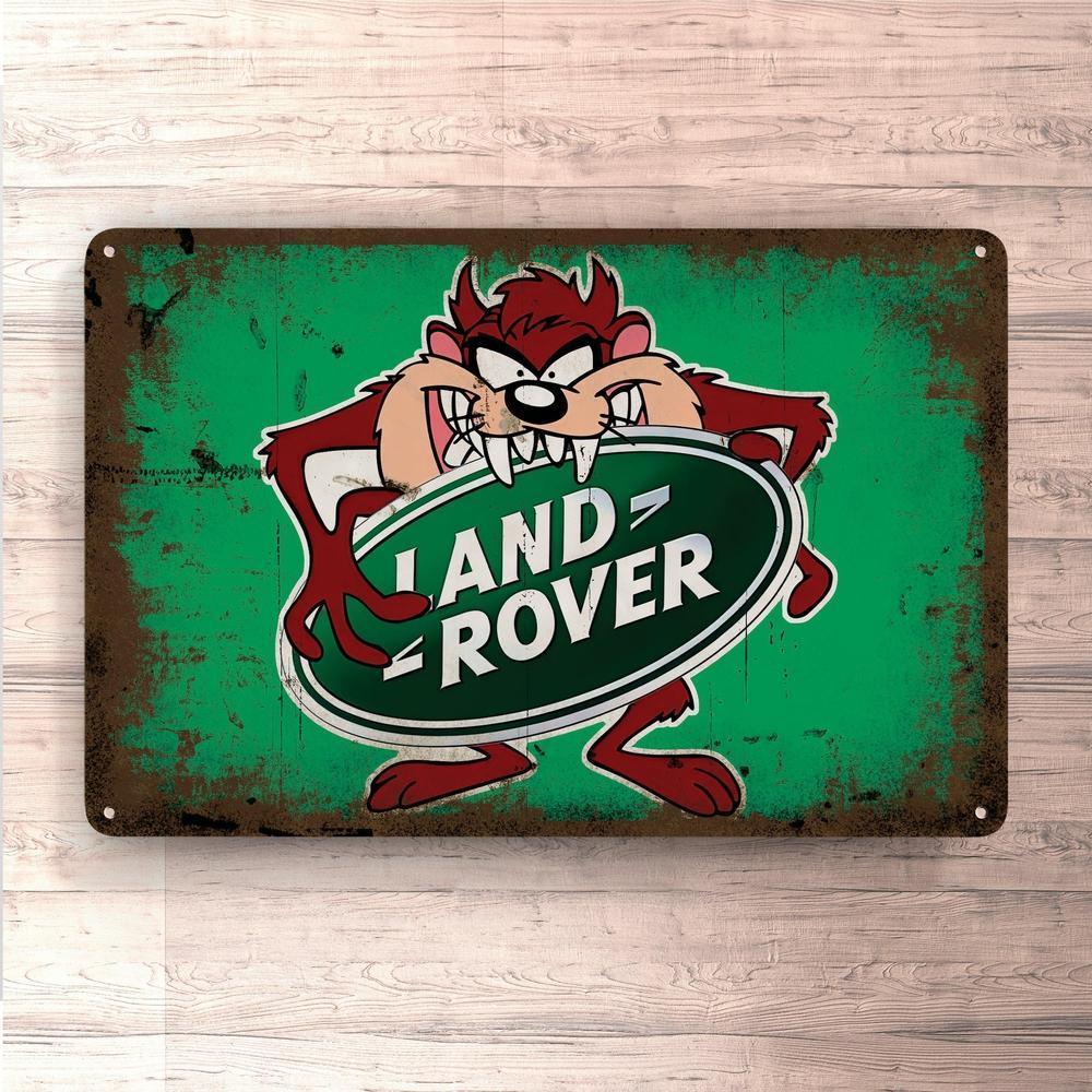 Land Rover Taz Vintage Skilte, Musemåtte, Dørmåtte-Skilte-Land Rover-Garage Culture Shop- garage - man cave - merchandise