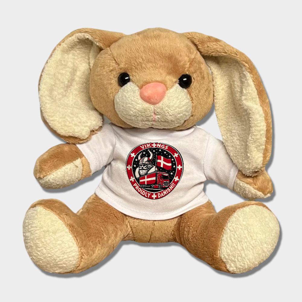 Lastbilchauffør - Vikings Proudly Danish - Plysdyr Kanin, Bunny-Bamse-Lastbilchauffør-Garage Culture Shop- garage - man cave - merchandise