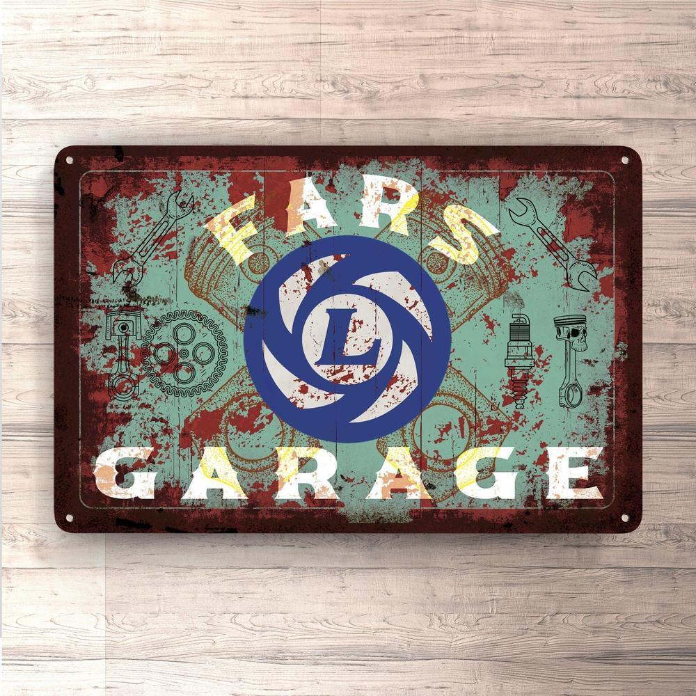 Leyland Fars Garage Vintage Skilte, Musemåtte, Dørmåtte-Skilte-Leyland-Garage Culture Shop- garage - man cave - merchandise
