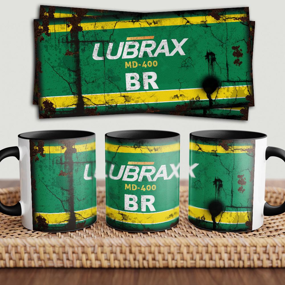 Lubrax "To Toner" Vintage Keramisk Krus-Krus-Motoroil-Garage Culture Shop- garage - man cave - merchandise