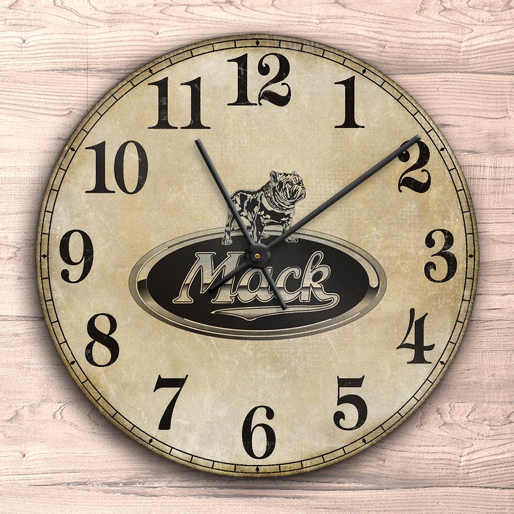 Mack Vægur Rundt-Clock-Mack-Garage Culture Shop- garage - man cave - merchandise