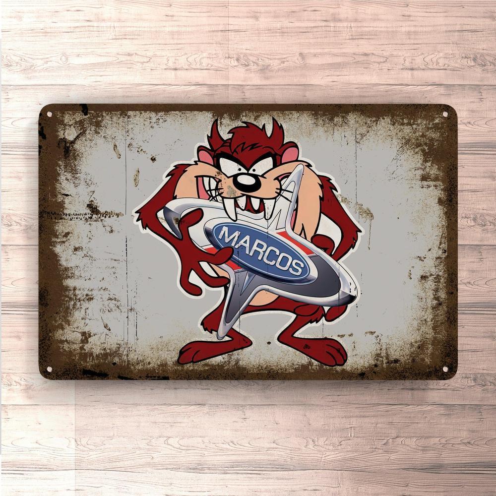 Marcos Taz Vintage Skilte, Musemåtte, Dørmåtte-Skilte-Marcos-Garage Culture Shop- garage - man cave - merchandise
