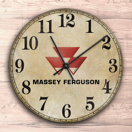 Massey Ferguson Vægur Rundt-Clock-Massey Ferguson-Garage Culture Shop- garage - man cave - merchandise