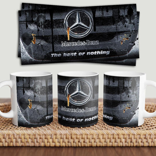 Mercedes Benz Keramisk Krus-Krus-Mercedes-Garage Culture Shop- garage - man cave - merchandise