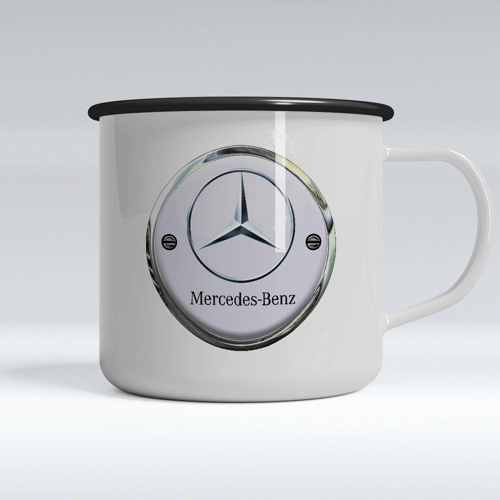 Mercedes Emaljekrus-Krus-Mercedes-Garage Culture Shop- garage - man cave - merchandise