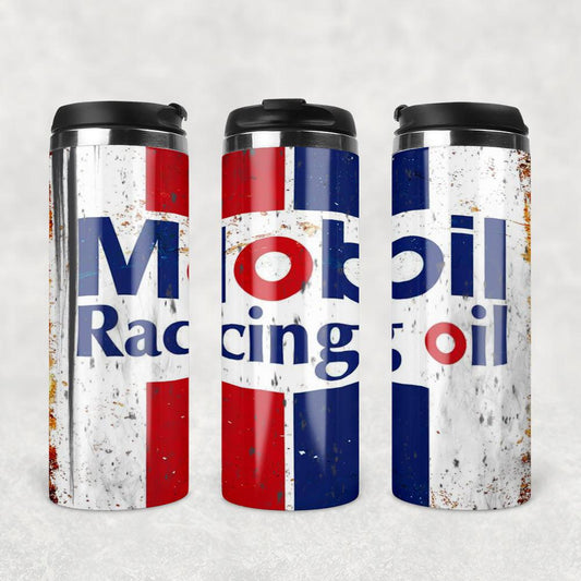 Mobil Motor Oil Termokrus Tumbler Rustfrit Stål-Krus-Motorolie-Garage Culture Shop- garage - man cave - merchandise
