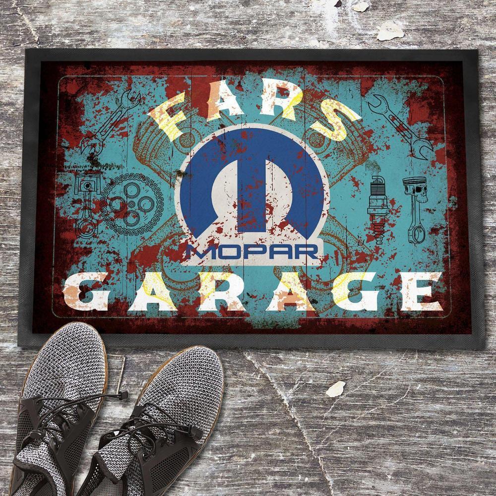 Mopar Fars Garage Vintage Skilte, Musemåtte, Dørmåtte-Skilte-Mopar-Garage Culture Shop- garage - man cave - merchandise