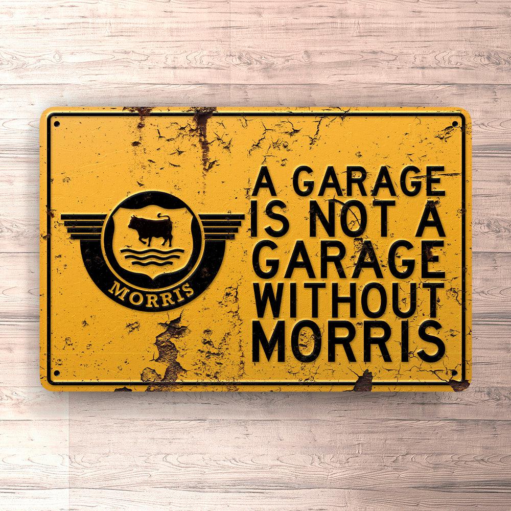 Morris A Garage Is Not A Garage Without Morris Skilte, Musemåtte, Dørmåtte-Skilte-Morris-Garage Culture Shop- garage - man cave - merchandise