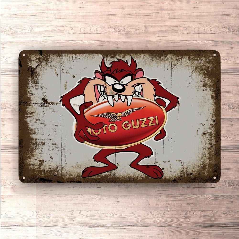 Moto Guzzi Taz Vintage Skilte, Musemåtte, Dørmåtte-Skilte-Moto Guzzi-Garage Culture Shop- garage - man cave - merchandise