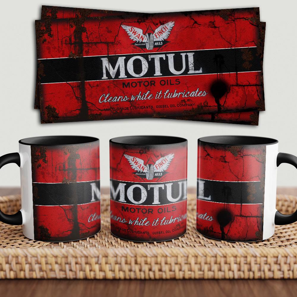 Motul "To Toner" Vintage Keramisk Krus-Krus-Motoroil-Garage Culture Shop- garage - man cave - merchandise