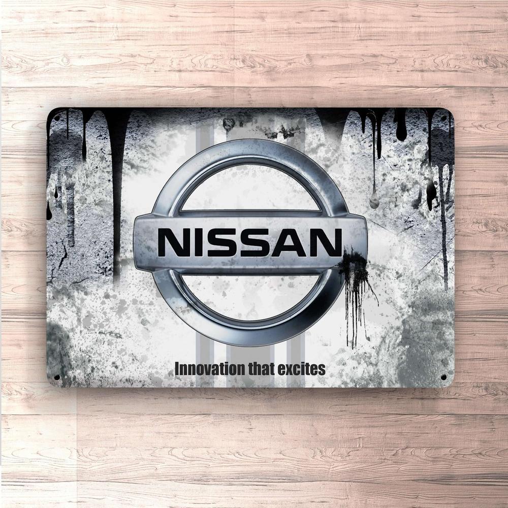 Nissan Skilte, Musemåtte, Dørmåtte , Plakat-Skilte-Nissan-Garage Culture Shop- garage - man cave - merchandise