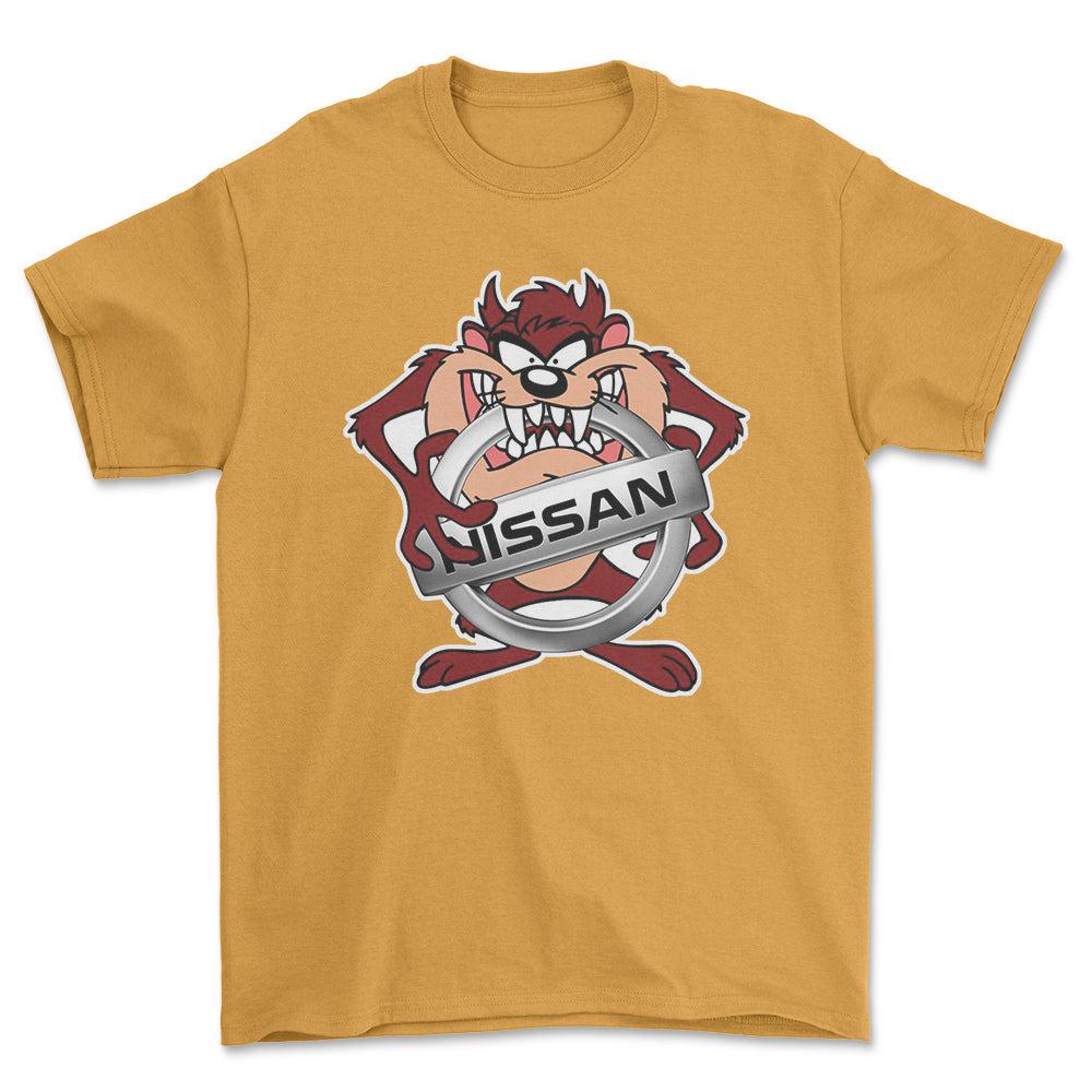 Nissan TAZ Unisex T-Shirt , Bomuld-Beklædning-Nissan-Garage Culture Shop- garage - man cave - merchandise