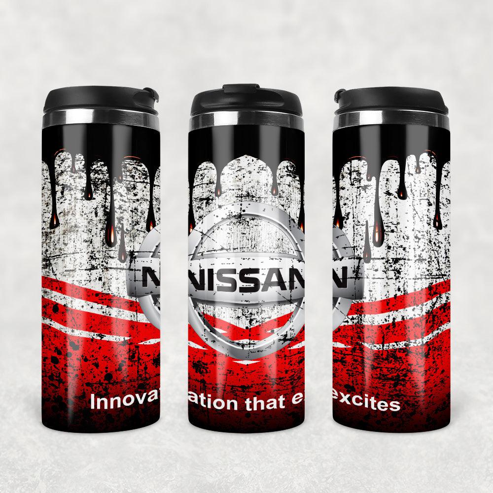 Nissan Termokrus Tumbler Rustfrit Stål-Krus-Nissan-Garage Culture Shop- garage - man cave - merchandise