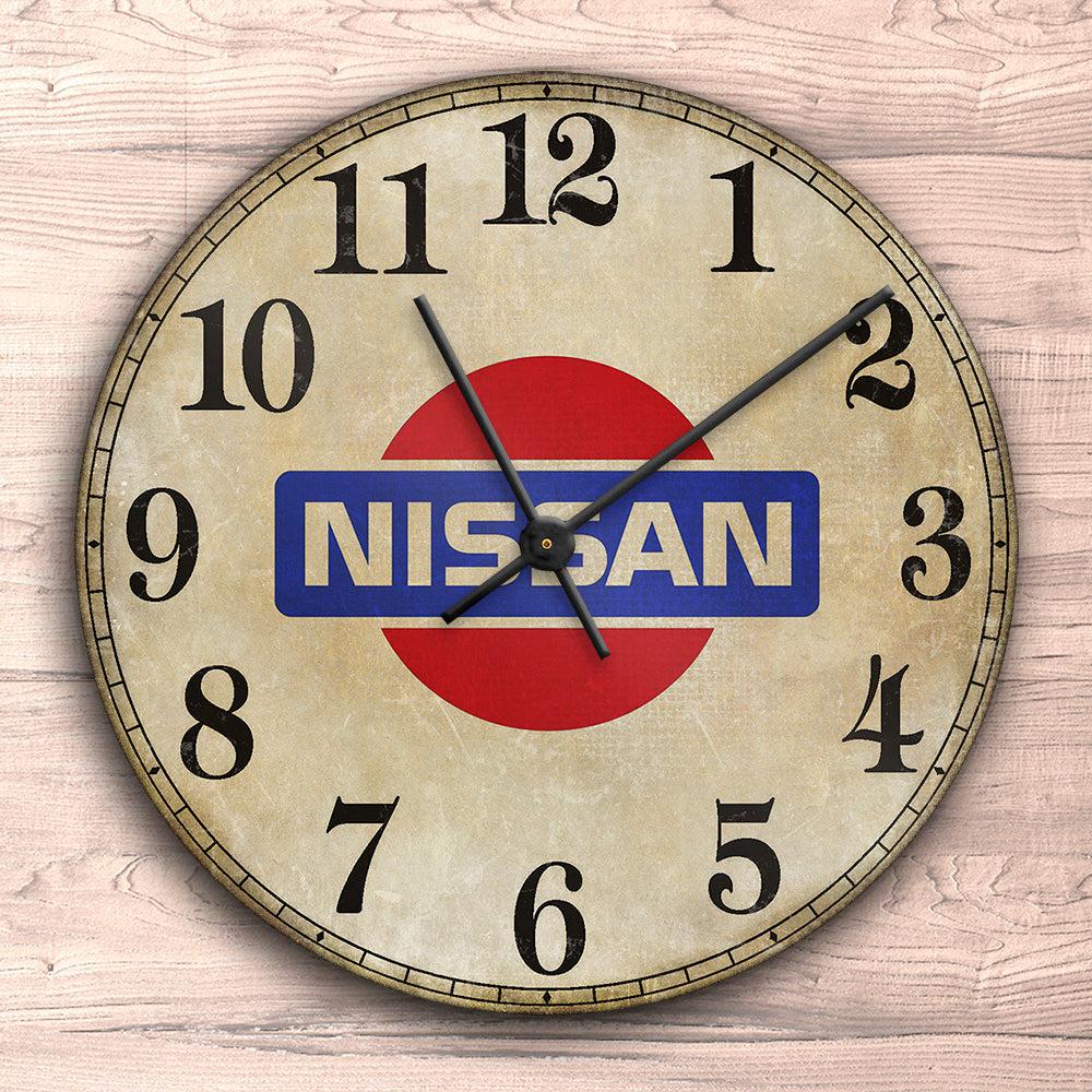 Nissan Vægur Rundt-Clock-Nissan-Garage Culture Shop- garage - man cave - merchandise