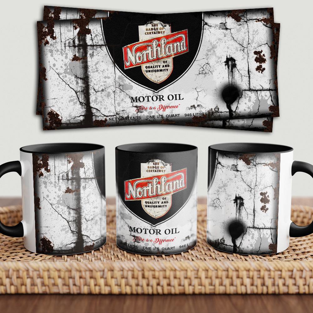 Northland "To Toner" Vintage Keramisk Krus-Krus-Motoroil-Garage Culture Shop- garage - man cave - merchandise