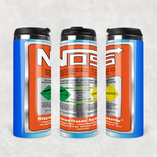 Nos Termokrus Tumbler Rustfrit Stål-Krus-Motorolie-Garage Culture Shop- garage - man cave - merchandise