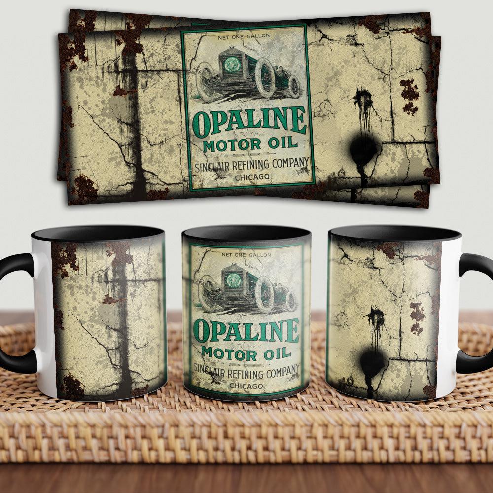 Opaline "To Toner" Vintage Keramisk Krus-Krus-Motoroil-Garage Culture Shop- garage - man cave - merchandise