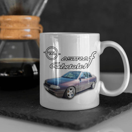Opel Astra F Cabrio Keramisk Krus-Krus-Opel-Garage Culture Shop- garage - man cave - merchandise