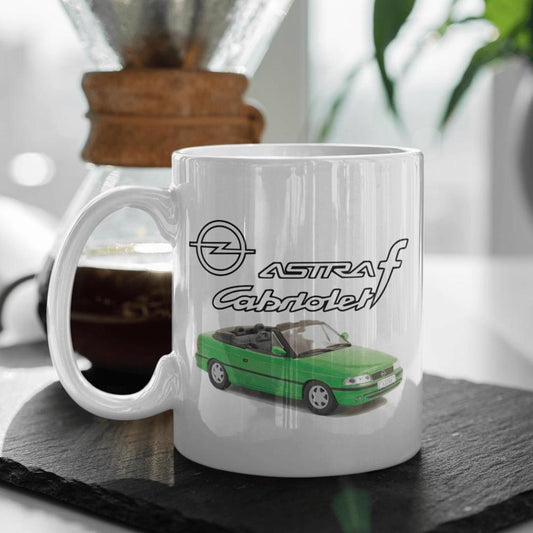 Opel Astra F Cabrio Keramisk Krus-Krus-Opel-Garage Culture Shop- garage - man cave - merchandise