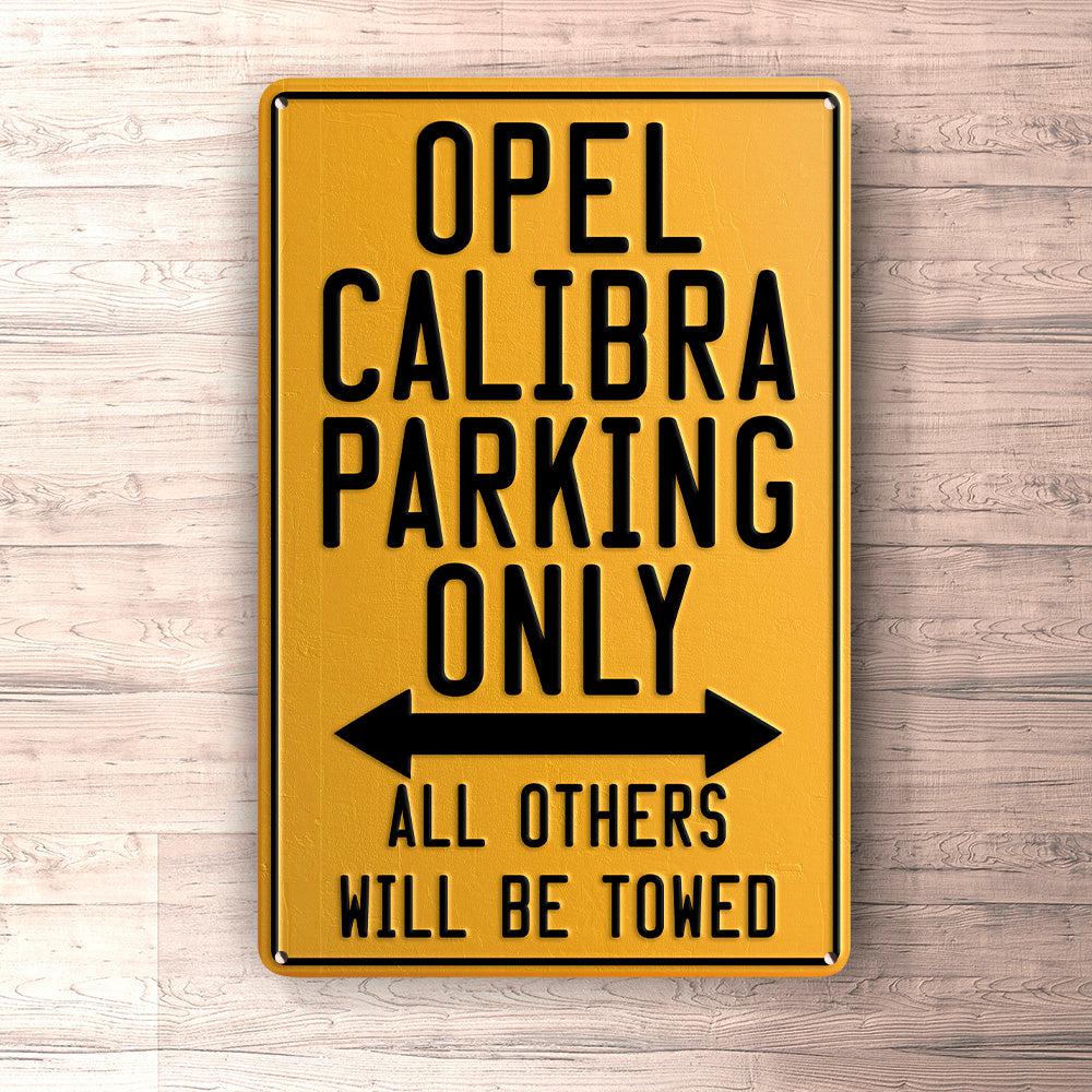 Opel Calibra Parking Only Skilte, Musemåtte, Dørmåtte , Plakat-Parking skilte-Opel-Garage Culture Shop- garage - man cave - merchandise