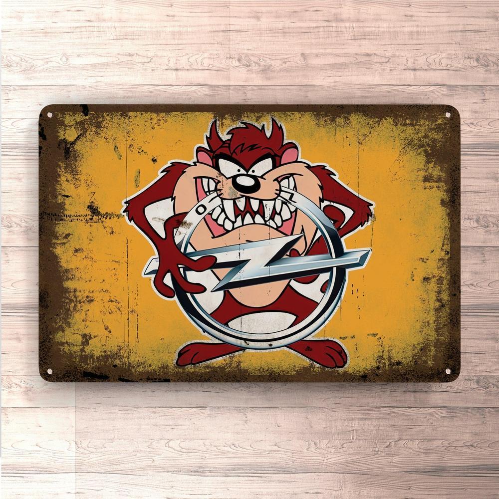 Opel Taz Vintage Skilte, Musemåtte, Dørmåtte-Skilte-Opel-Garage Culture Shop- garage - man cave - merchandise