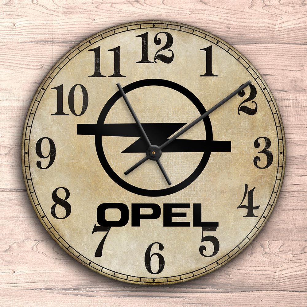 Opel Vægur Rundt-Clock-Opel-Garage Culture Shop- garage - man cave - merchandise