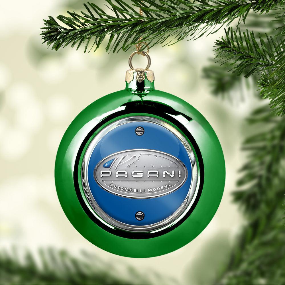 Pagani Julekugle-Julekugle-Pagani-Grøn-Garage Culture Shop- garage - man cave - merchandise