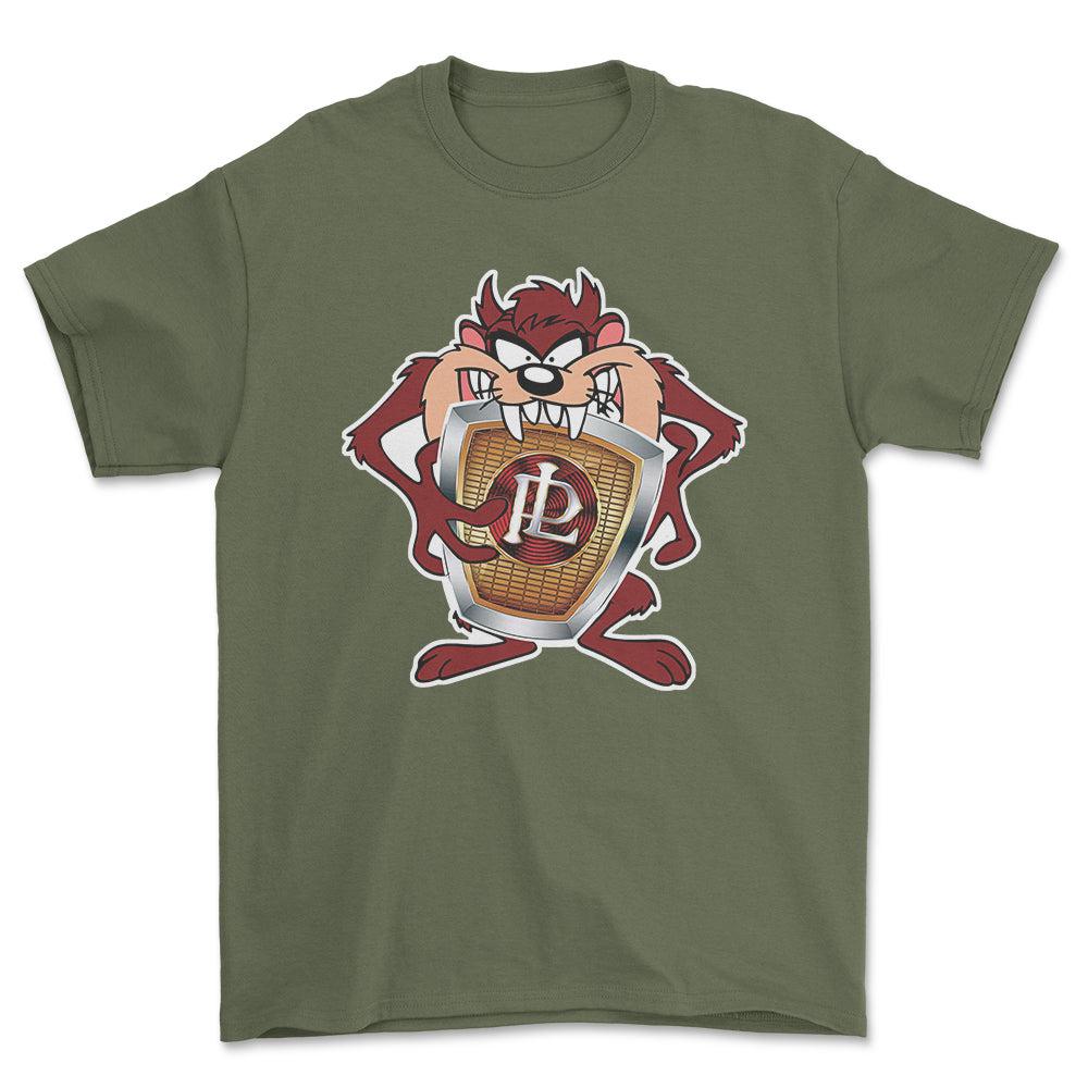 Panhard TAZ Unisex T-Shirt , Bomuld-Beklædning-Panhard-Grøn Militær-S-Forside-Garage Culture Shop- garage - man cave - merchandise