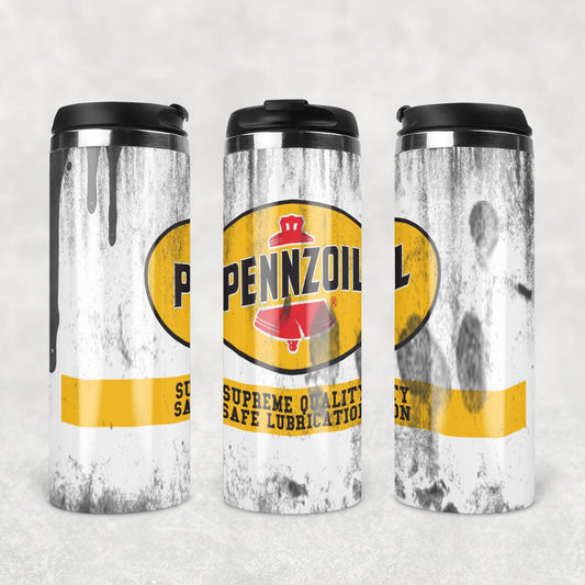 Pennzoil Motor Oil Termokrus Tumbler Rustfrit Stål-Krus-Motorolie-Garage Culture Shop- garage - man cave - merchandise